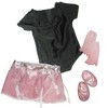 Sophia’s Complete Ballet Leotard and Sweater Set for 18" Dolls, Light Pink - 3 of 4
