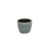 Cheung's Idola Tapered Blue Ceramic Pot - Small - 2 of 3