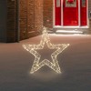 Northlight LED Lighted Wire Star Outdoor Christmas Decoration - 22" - Warm White Lights - 3 of 4