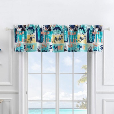 Greenland Home Fashions Wave Rider GL-2005BWV Window Valance