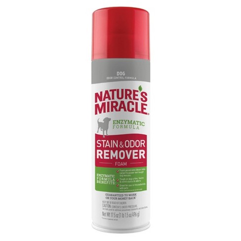 Nature s Miracle Dog Stain And Odor Remover Foam 17.5oz Target