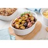 CorningWare French White 1.5qt Oval Ceramic Casserole with Glass Cover: Oven & Microwave Safe Baking Dish - 2 of 4