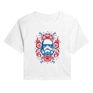 Women's - Star Wars -  Cropped Graphic T-Shirt - 1 of 4