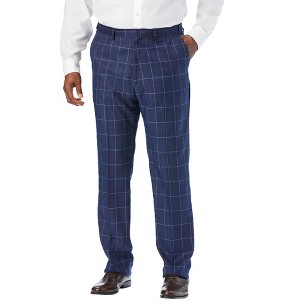 KingSize Men's Big & Tall Easy Movement Plain-Front Expandable Dress Pants - 1 of 4