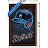 Trends International MLB Detroit Tigers - Neon Helmet 23 Framed Wall Poster Prints - 3 of 4