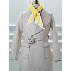 INSPIRE CHIC Women's Knit Scarf Contrast Color Neckerchief - 2 of 4