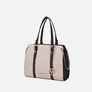 MKF Collection Amy Color Block Vegan Leather Women’s Tote Bag by Mia K - 1 of 4