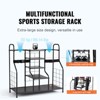 VEVOR Golf Storage Garage Organizer, 2 Golf Bag Storage Stand Holder and Other Sports Equipment Storage Rack, Outdoor Steel Garage Organizer Shelves - 3 of 4