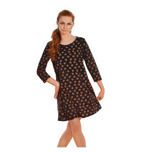 Northlight Women's Jack-O-Lantern Pumpkin Halloween Dress - Large - 1 of 4