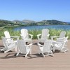WestinTrends Malibu  HDPE Outdoor Folding Poly Adirondack Chair (Set of 8) - 2 of 4