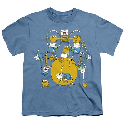 Boys' Short Sleeve Adventure Time Finn&Jake Group T-Shirt