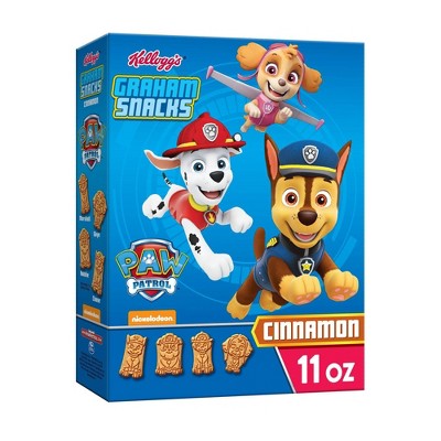 Kellog PAW Patrol Cinnamon Graham Snacks - 11oz