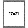 PosterPalooza | Distressed Black Picture Frame - UV Acrylic, Foam Board Backing, Hanging Hardware - 2 of 4