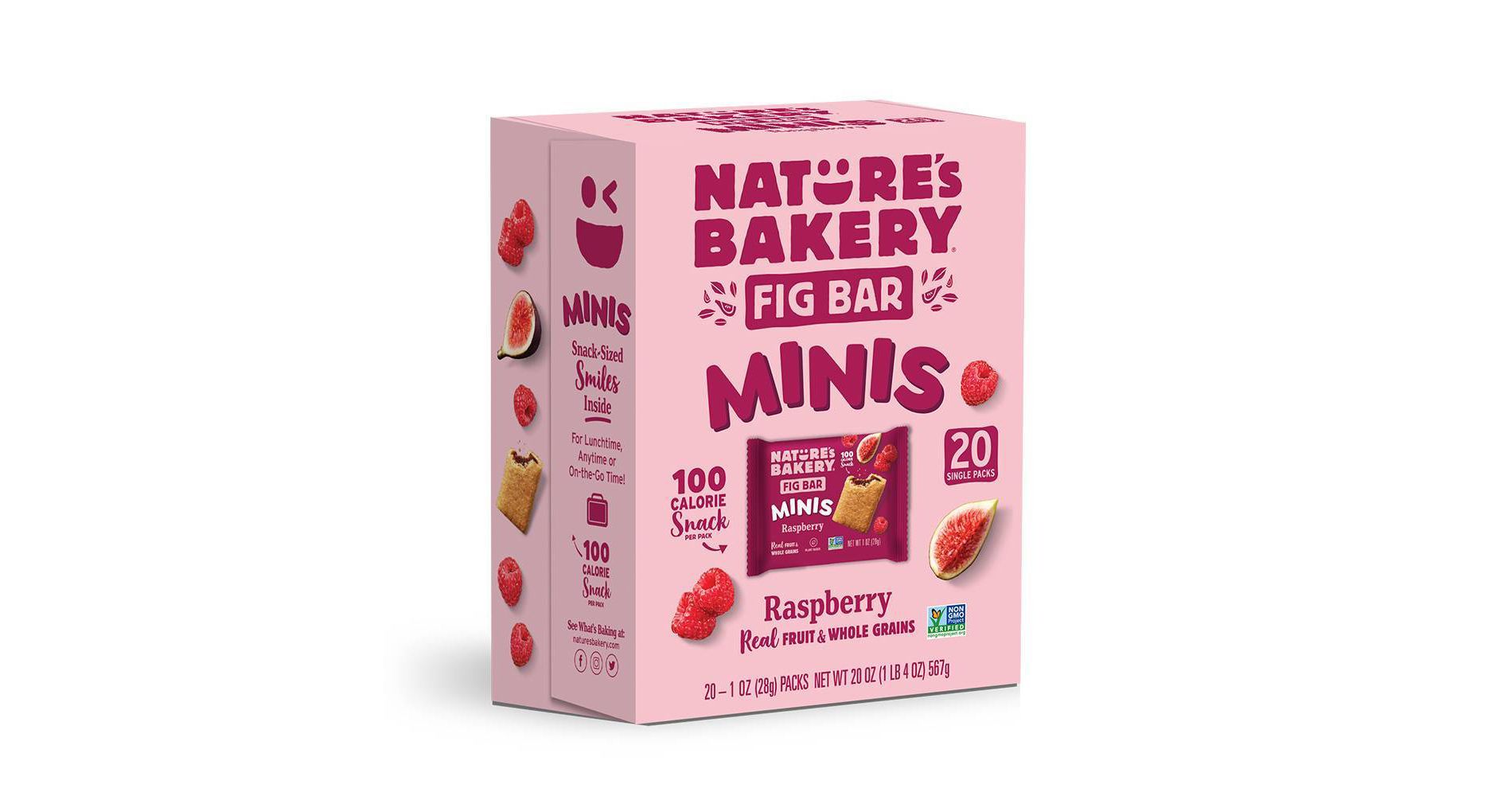 Nature's Bakery Raspberry Fig Bar MINIS - 20oz/20ct
