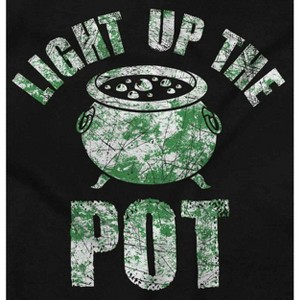 Light Up the Pot Cauldron Halloween Graphic T Shirt Men or Women Brisco Brands - 1 of 4