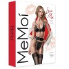 Memoi Women's Meredith Strappy Bra 3 Piece Thong and Garter - 4 of 4