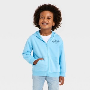 Toddler Boys' Beach Club French Terry Zip-Up Hoodie - Cat & Jack