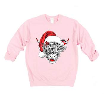Simply Sage Market Women's Graphic Sweatshirt Merry Heifer