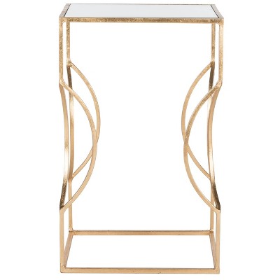 Vera End Table - Gold / Mirror - Safavieh