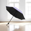 Unique Bargains Portable Umbrella 8-Rib Cute Design Manual Sun Protection Impact Cloth Vinyl 39.37"x27.17" 1 Pcs - 2 of 4