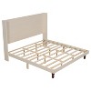 Sapphtopaz Bed Frame Platform Bed with Stylish Comfortable High Headboard for Reading or Relaxing, No Box Spring Needed - 4 of 4