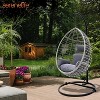 SereneLife Hanging Egg Chair with Stand - SLGZ0EGG.5 - 2 of 4