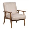 Maliang 25.38'' Wide Classic Mid-Century Modern Arm Chair, Patio Accent Chairs for Living Room, Bedroom - 2 of 4