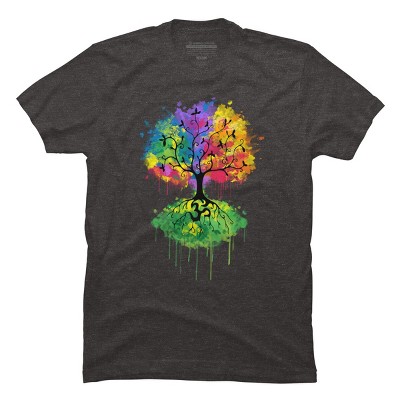 Men's Design By Humans Ohm Tree By Jazzlekat T-Shirt