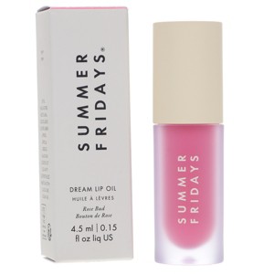Summer Fridays Dream Lip Oil Rose Bud 0.15 oz - 1 of 4