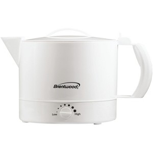 Brentwood 32-Ounce Electric Kettle Hot Pot in White - 1 of 4