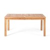 CAVINAS Patio Dining Table,Expandable Outdoor Acacia Wood Dining Table,Outdoor Patio Table for 6 to 8 - 2 of 4