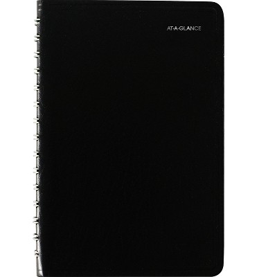 AT-A-GLANCE 2022 5" x 8" Daily Planner DayMinder Black SK46-00-22