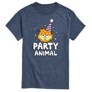 Men's - Garfield - Garfield Party Animal Short Sleeve Graphic T-Shirt - 1 of 4