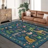 Washable Animal Living Room Rug, Soft Low Pile Non Slip Large Carpet for Bedroom, Nursery, Farmhouse, Hallway, Entryway, Laundry, Nursery, Kids Room - 4 of 4