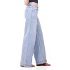 Rekkuna Women's Pull-On Wide Leg Jeans – Mid-Rise Stretch Shaping Denim with Slant Pockets and Flattering Fit - 2 of 4