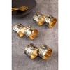 Jardin Black Pearl Napkin Rings, Set of 6 - 3 of 4