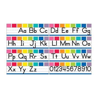 8pk Hello Sunshine Alphabet Line Manuscript Mini Bulletin Board Set Schoolgirl Style Target