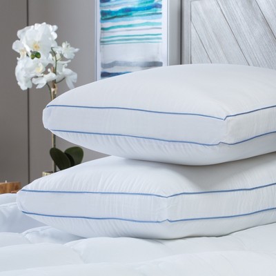 SensorPEDIC MemoryLOFT Deluxe Gusseted Pillow with Memory Foam Core - 2 Pack