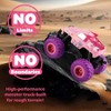 1: 16 Waterproof Pink RC Monster Truck 4WD Amphibious Remote Control Car ToyDurable Off - Road Fun Indoor Outdoor Play - 4 of 4