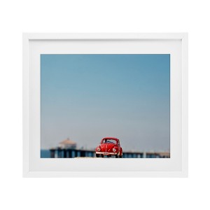 Stupell Industries Red Vintage Car Adventure Framed Print Under Glass Art - 1 of 4