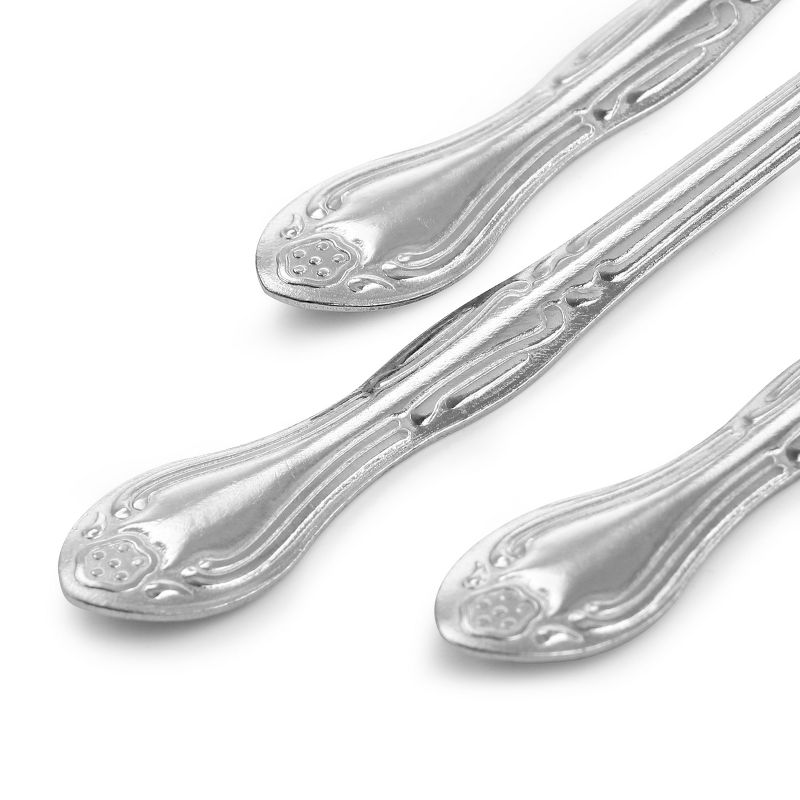 Gibson Home Abbie 4 Piece Stainless Steel Dinner Spoon Set, 4 of 6