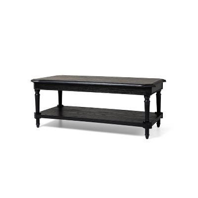 Maven Lane Pullman Traditional Rectangular Wooden Coffee Table
