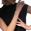 14K Gold Plated Tennis Bracelet for Women – Classic CZ Link Design, Fits 6.0"–7.2" Wrists – Stylish Sparkling Jewelry Gift - 3 of 4
