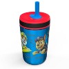 Zak Paw Patrol Plastic Funtastic Tumbler With Straw, Chase, Rocky