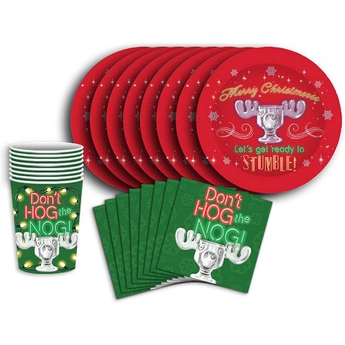 Silver Buffalo National Lampoons Christmas Vacation 60 Piece Party Tableware Set Cups Plates Napkins Target