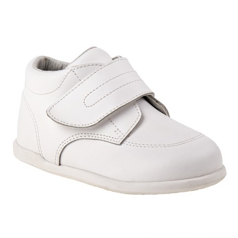 Smart Step Toddlers' Wide Width Hook And Loop Walking Shoes - White, 7 :  Target
