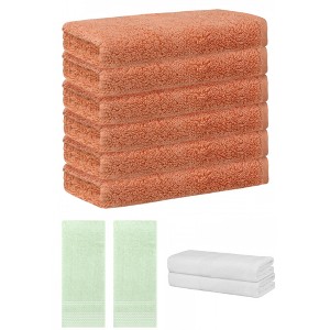REGALWOVEN Striped Soft Absorbent Bathroom Cotton Towel Set 3 Pcs - 1 of 4