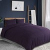 PiccoCasa 110gsm Brushed Microfiber Bedding Duvet Cover Set with Pompoms with 2 Pillowcase - 2 of 4
