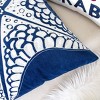 ChicFurnit Bed Pillows Seastar Starfish Home Pillow Velvet Decor Pillow with Hidden Zipper Cotton Pillows for Living Room Decoration, Blue, 20"*1"*20" - 3 of 4