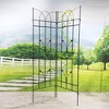 Aghana Digitals 2-Pack 71"x17.7" Rustproof Metal Garden Trellis for Climbing Plants - Sturdy - 2 of 4
